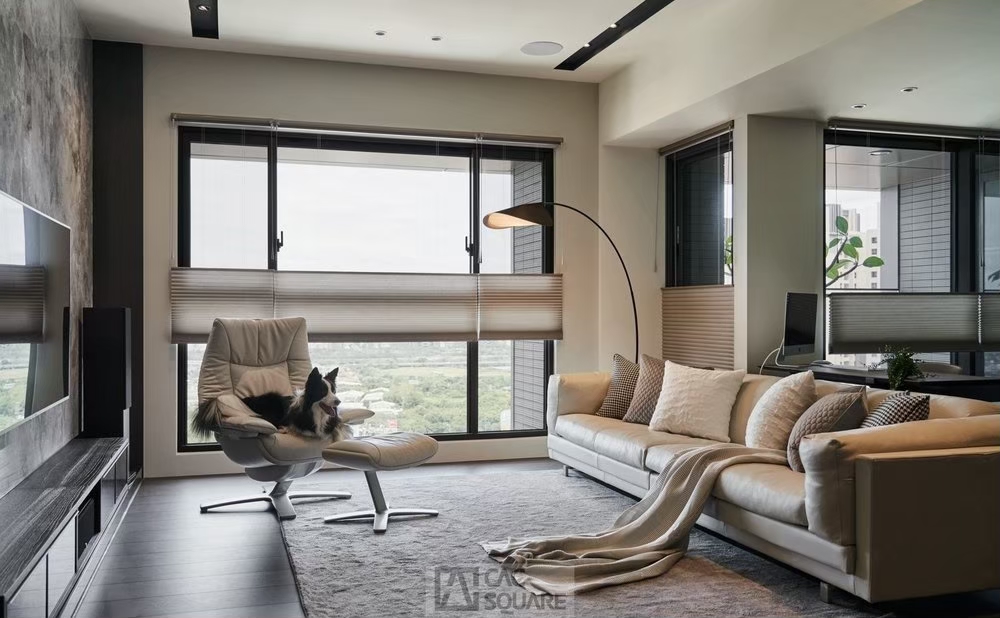 客廳風琴簾 亨特 hunter douglas