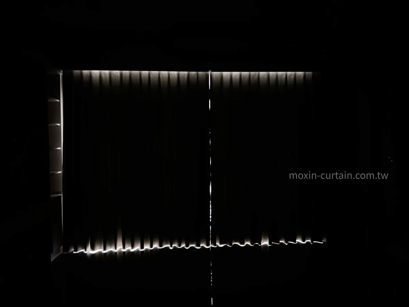 沐馨窗簾 布簾遮光100%參考效果