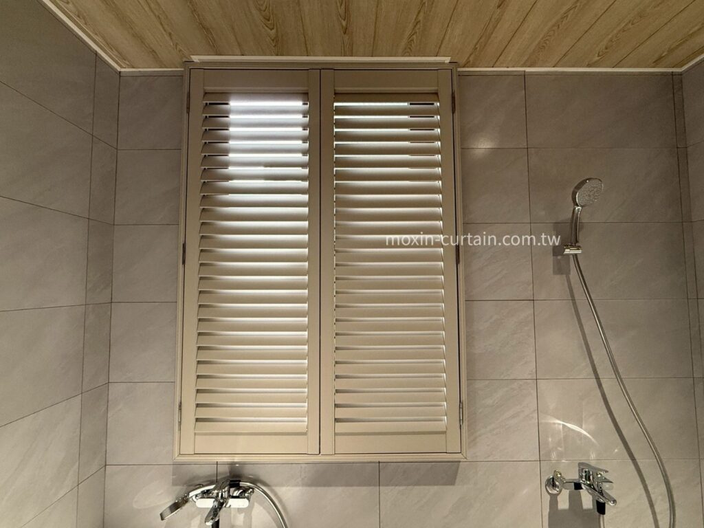 沐馨窗簾 塑鋁百葉窗  近拍效果
