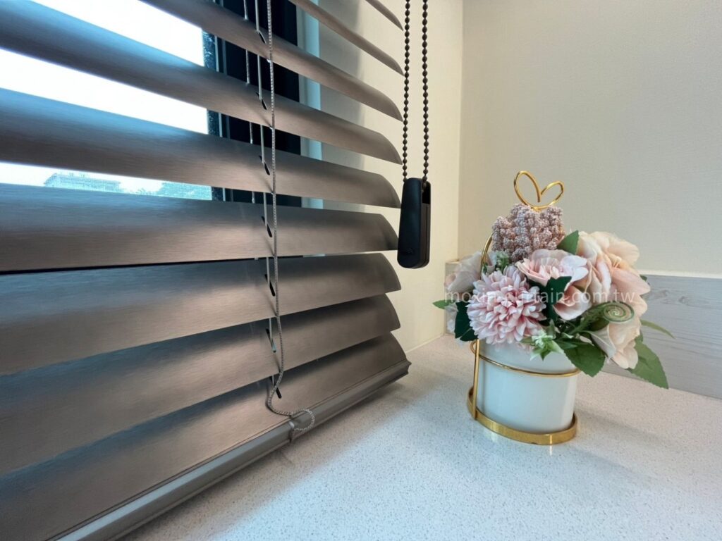 沐馨窗簾 鋁百葉簾  近拍效果