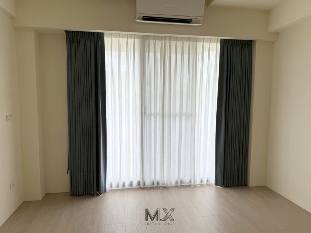 丁安琪LOGO案例照 (9) - 沐馨窗簾 沐馨窗簾 雙層布簾 隱私紗簾遮蔽效果