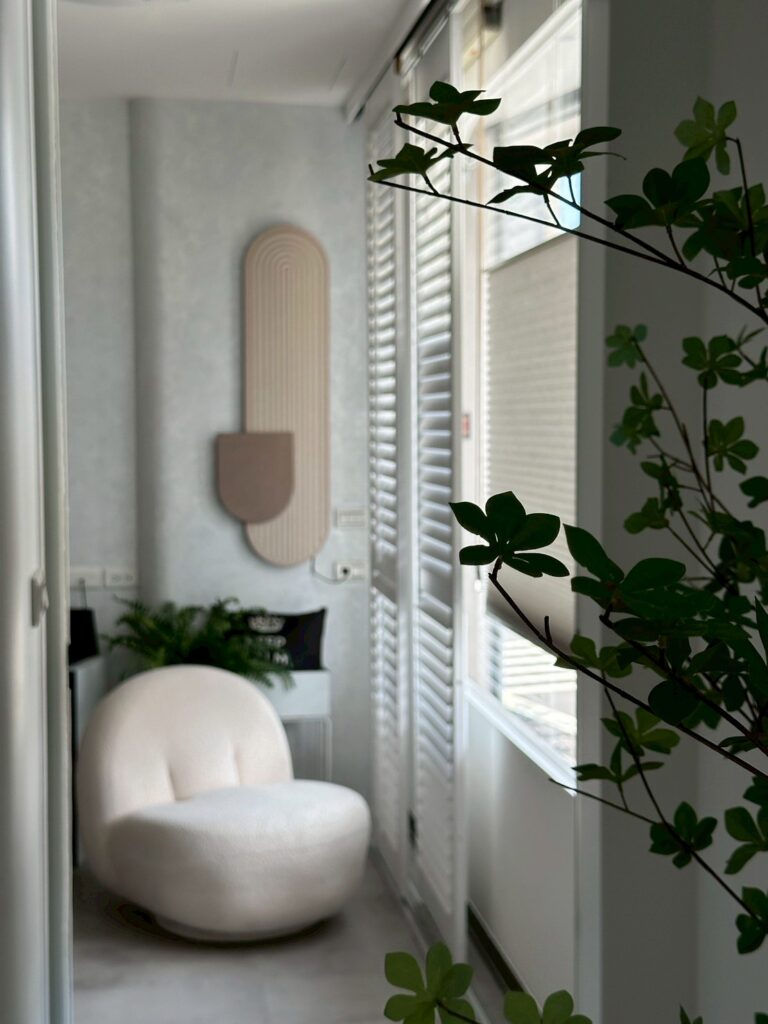 沐馨窗簾 滑門木百葉窗