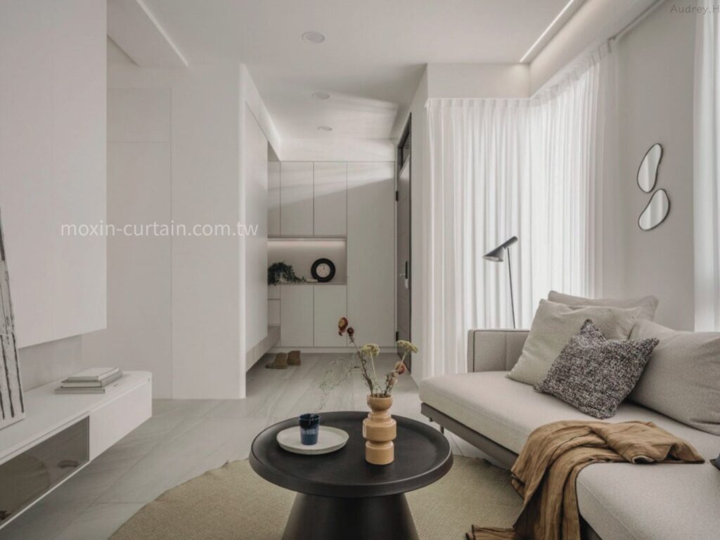 沐馨窗簾宸居設計 客廳空間窗簾設