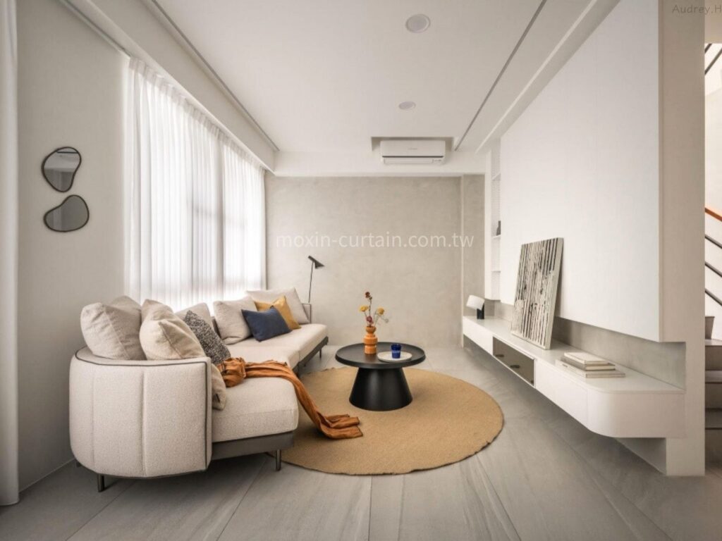 沐馨窗簾宸居設計 客廳空間窗簾設計