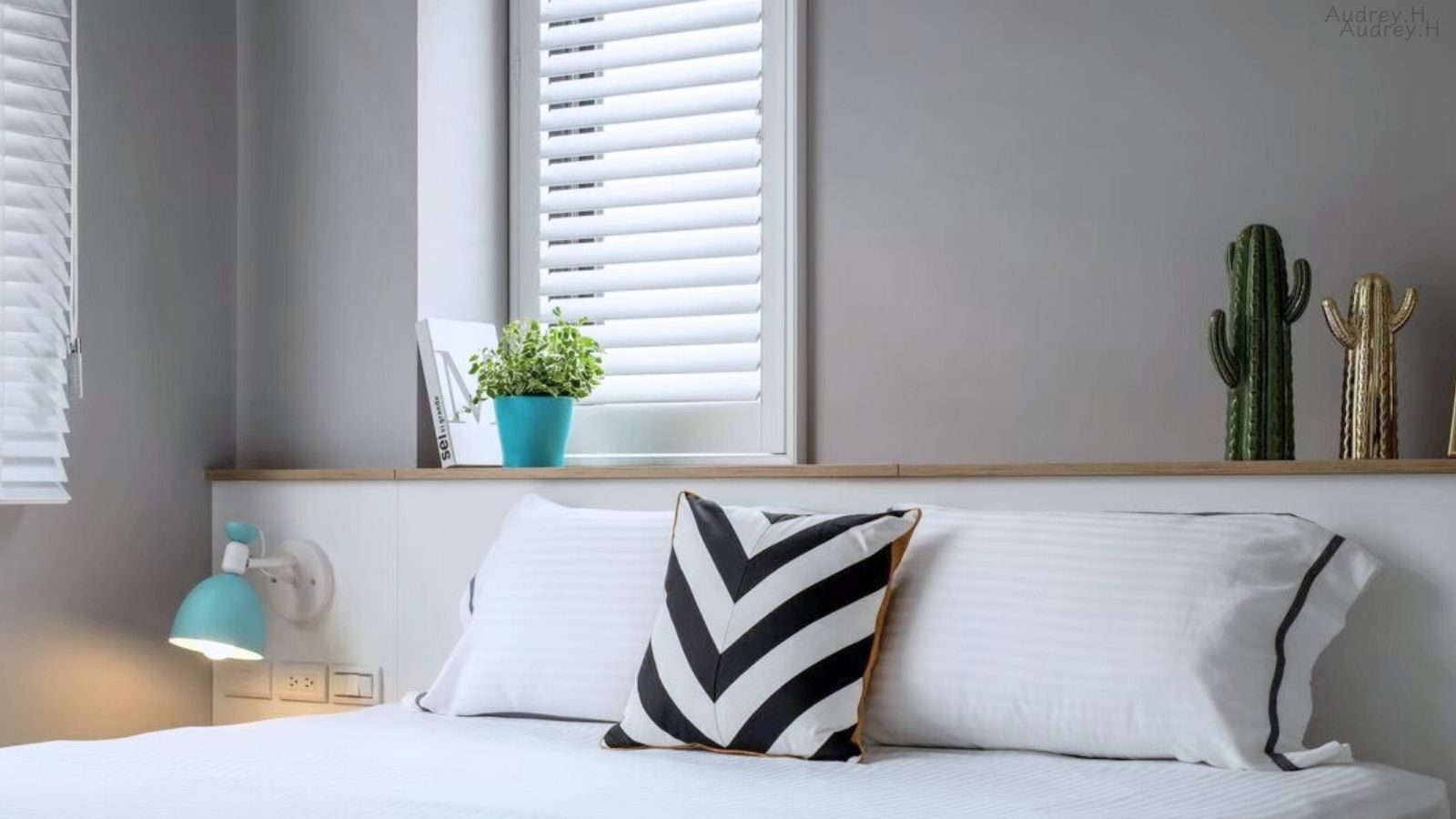 沐馨窗簾 百葉窗 房間設計圖