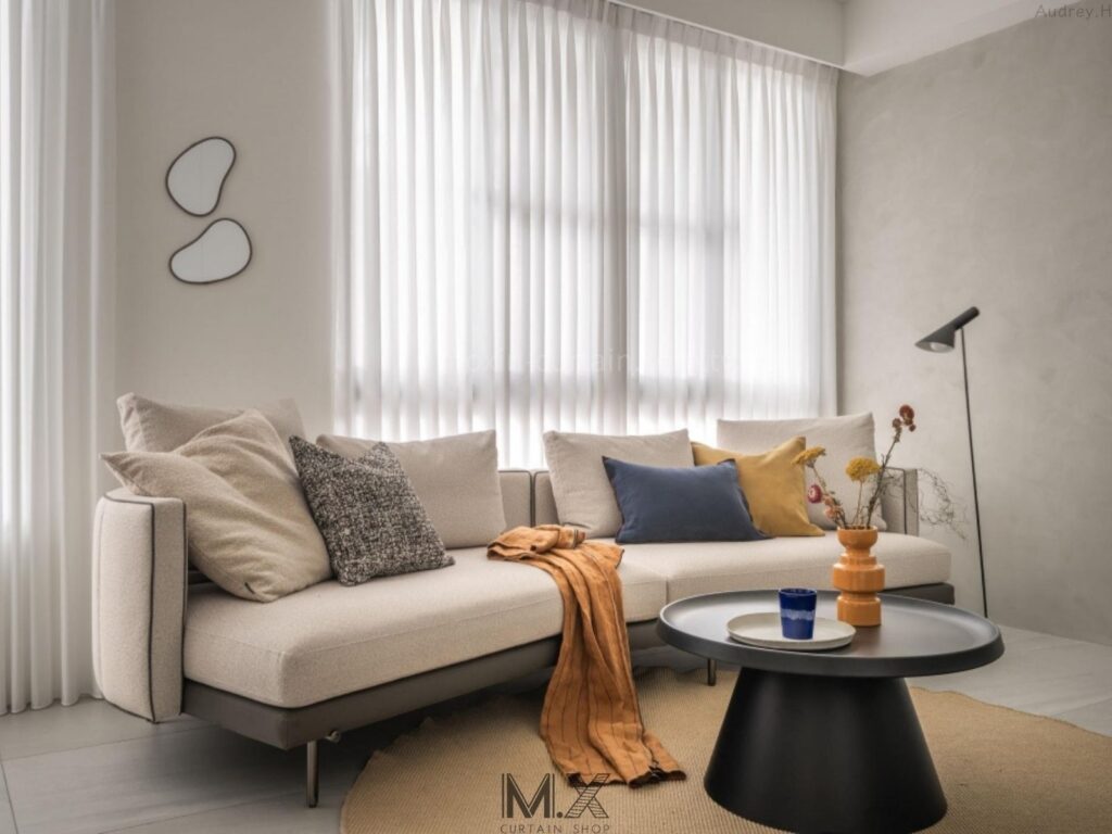 沐馨窗簾宸居設計 客廳空間窗簾設