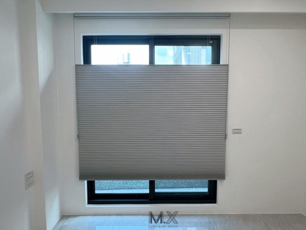 沐馨窗簾 臥室風琴簾配 可以上下收合