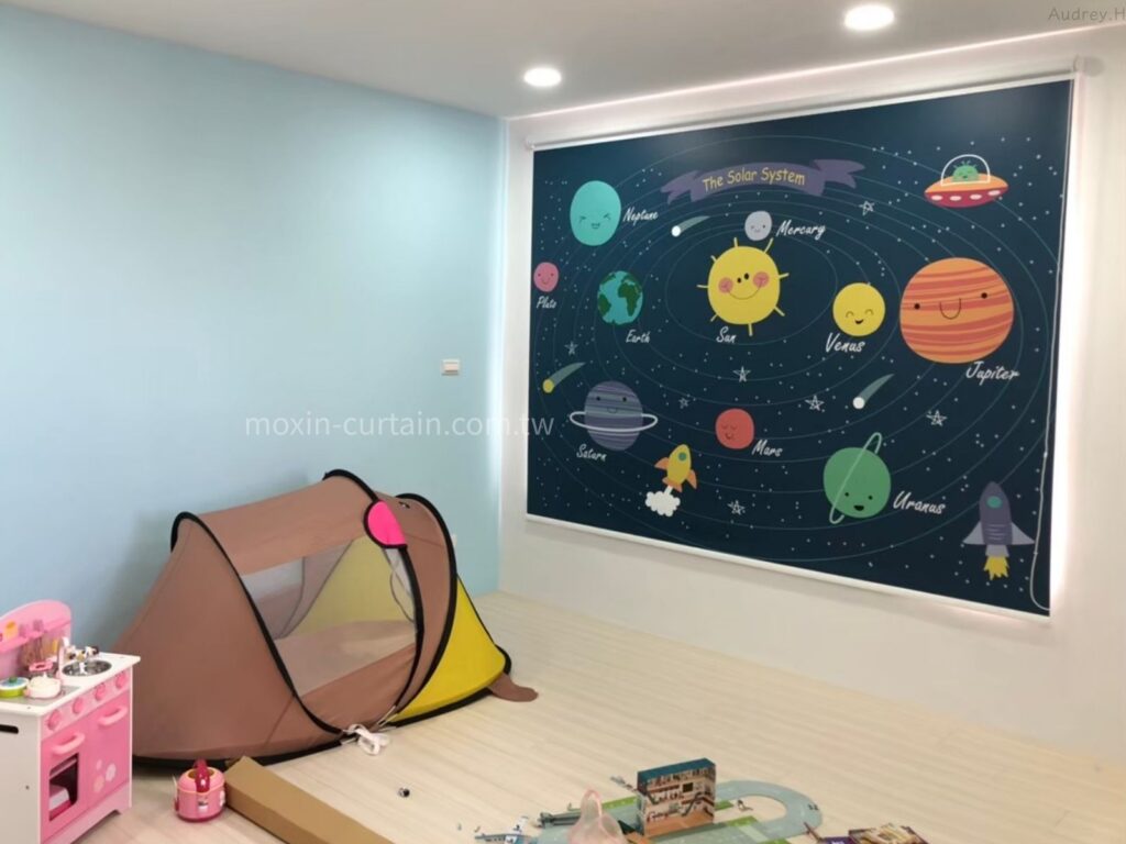 LOGO案例照_1 - 沐馨窗簾 沐馨窗簾 兒童窗簾 捲簾珠鍊 同客製化捲簾