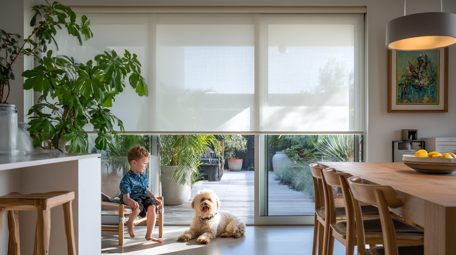 西曬窗簾-臥室遮光窗簾-兒童安全窗簾-寵物抓咬窗簾