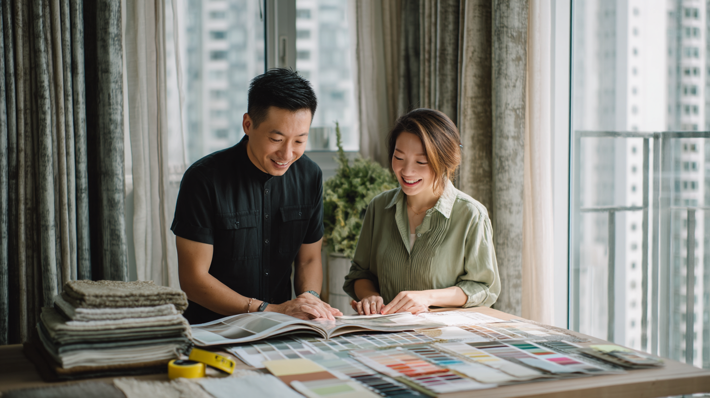 u7596628797_Home_consultation_scene_designer_and_homeowner_re_7f3a9b0c-8932-47d3-b276-c1e7073ca55d_1_gmrbfr - 沐馨窗簾