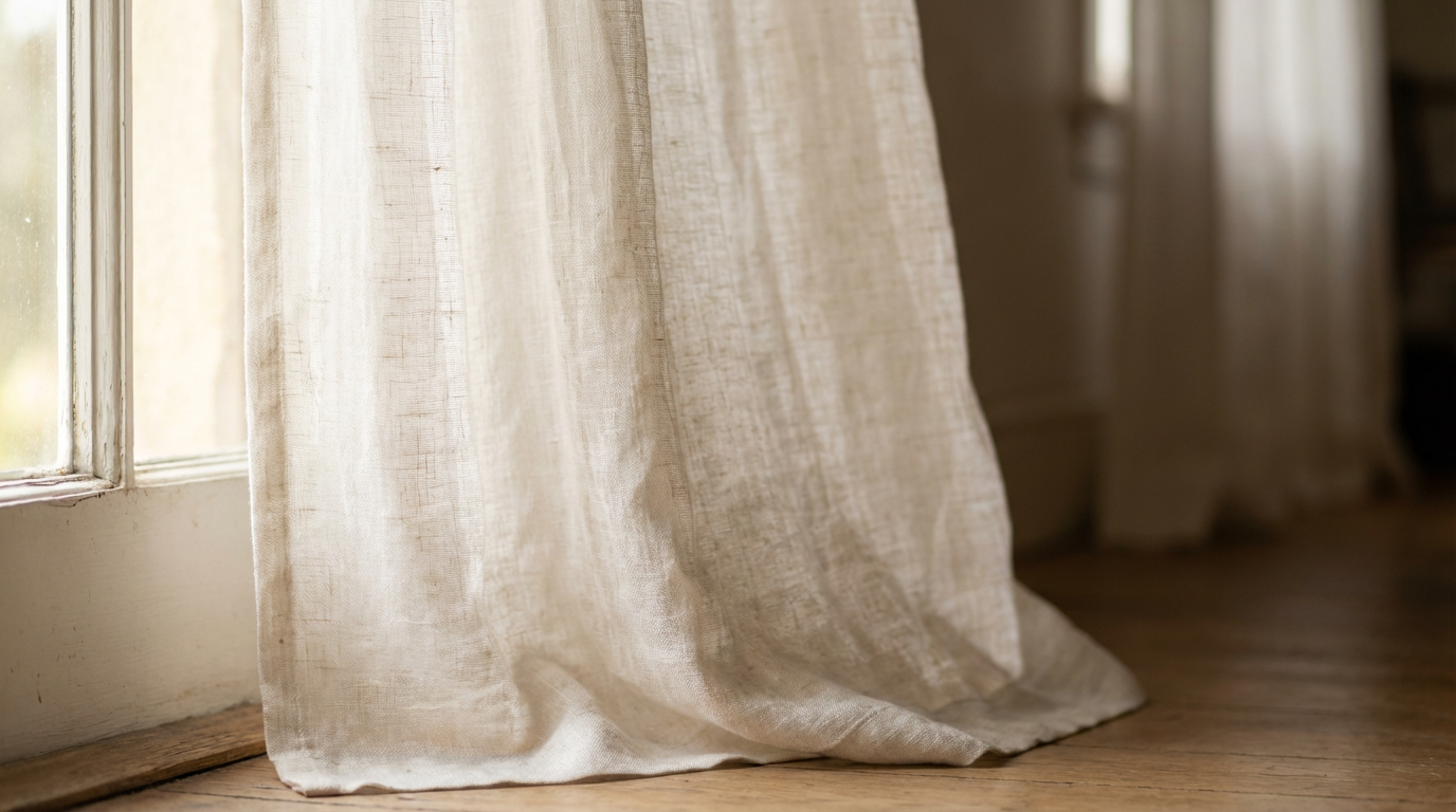 純棉與純麻窗簾布
