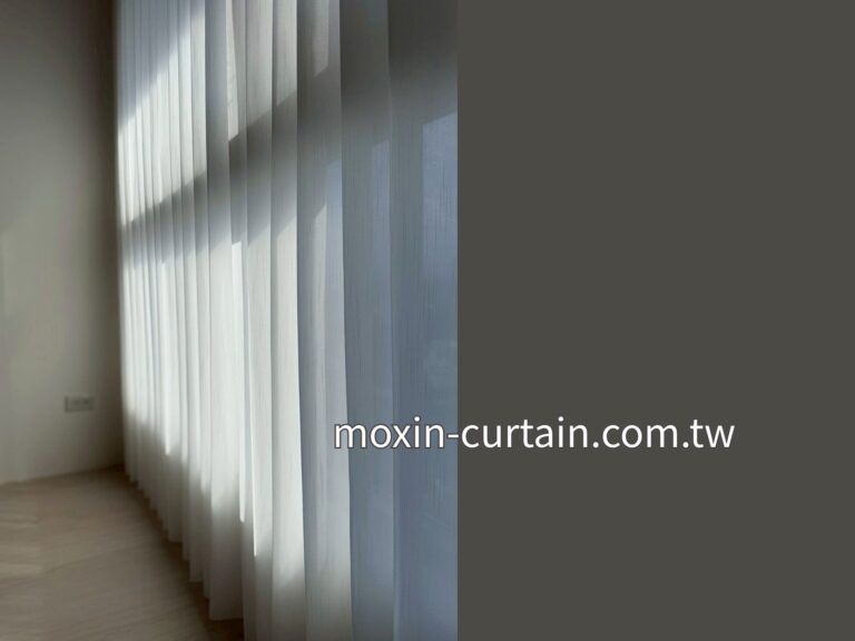 《昕見築》兩房一廳窗簾設計案例｜動公園光影層次與生活質感的理想平衡