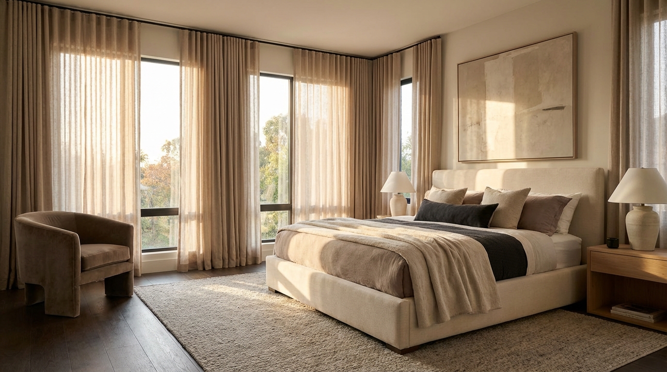 房間窗簾顏色如何影響睡眠與空間氛圍？從色彩心理學談選色的藝術