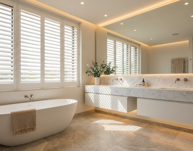 浴室百葉窗如何兼顧防潮與隱私？Shutters 材質選擇全解析