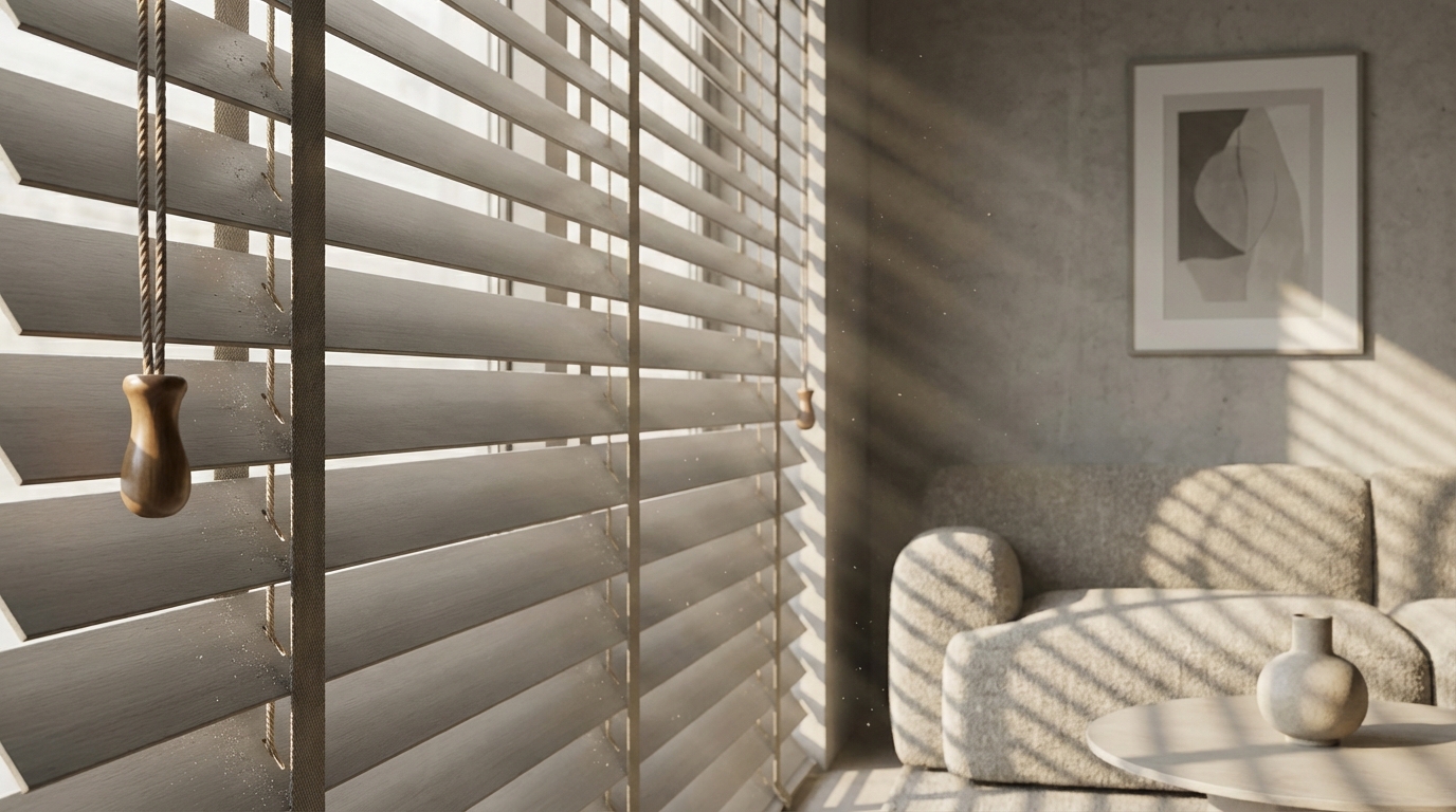 百葉窗簾的真實缺點：從豪宅到小宅，設計師不會告訴你的使用盲區