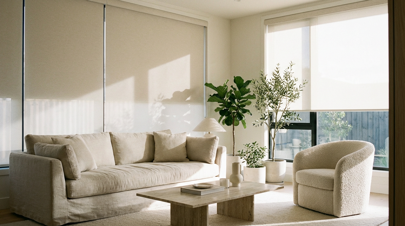 陽光捲簾如何讓空間既明亮又私密？設計師的光影平衡術