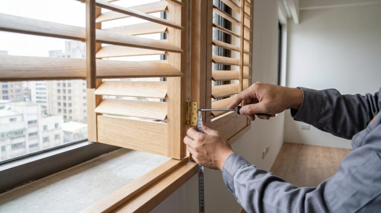 百葉窗安裝的專業細節：從窗框評估到安裝後調整